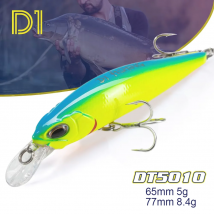D1 Suspending Jerkbait Hover Fry Angelköder 65mm 5g 77mm 8,4g Sinkender Köder Künstliche Wobbler für Hecht Bass Tackle DT5010
