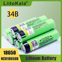 Hot LiitoKala nowy oryginalny NCR18650B 34B 3.7V 18650 3400mAh akumulator litowy wielokrotnego ładowania bateria do latarki