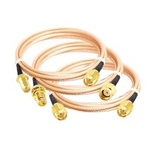 Fabrikverkauf HF-Koaxialkabel SMA auf SMA-Stecker SMA-Stecker auf RP-SMA-Stecker Jack RG316 Pigtail-Kabel 15 cm