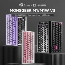 MonsGeek M1/M1W V3 Tastiera meccanica/Barebone Kit fai da te 75% 3/5 Pin Hot-swap RGB Guarnizione Montaggio Custodia in alluminio Tastiera da gioco