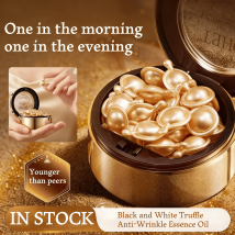 OHBT Truffle Herbal Essence Deep Moisturizing Capsule Essence,  Skin Brightening Moisturizer (0.5mlx30 capsules/box)