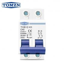 TOMZN 2P DC MCB 6KA 440V Mini wyłącznik automatyczny 3A 6A 10A 16A 20A 25A 32A 40A 50A 63A