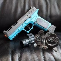 Kontinuierliche Schießen M9A3 SIG17 Airsoft Pistole Shell Auswerfen Leere Hängen Launcher Spielzeug Pistole Weihnachten Geschenk Für Jungen Erwachsene