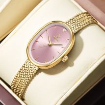 YaLaLuSi Damen-Quarzuhr im Retro-Stil mit gewebtem Armband, kommt mit Geschenkbox und Riemenversteller, ideales Geschenk für Frau, Mutter, Damen