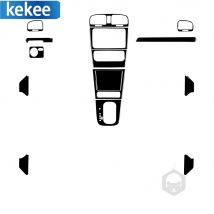 Dla Volkswagen Golf 6 GTI R MK6 08-12 Piano Black Car Instrument Center Console Panel Sticker Auto Accessories