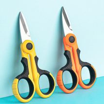 Elektrikerschere, Kohlenstoffstahl, industrielle Schere für starke Draht- und Kabelschere, rutschfeste manuelle Elektriker-Abisolierschere