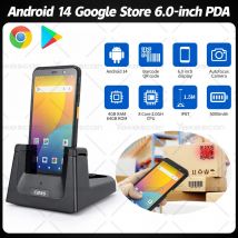 PDA Portable Terminal Google NFC PDA 8Core 6.0inches Android14  Handheld 1D/2D Barcode Scanner  Data Collector With WIFI 4G TC60