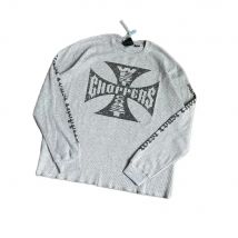 Yao Fashion Vintage Loose Streetwear HipHop Sanskrit Logo Print Tee High Quality Long Sleeve Oversize Y2k T Shirt For Men