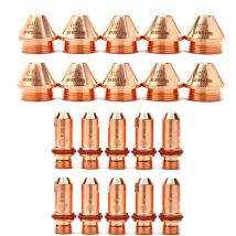 10 elektrody 10 końcówka dyszy FY-XF300 XF300 XF300H XF-300 XF 300 XF300100 XF300130 XF300150 XF300170 XF300190 CNC palnik plazmowy