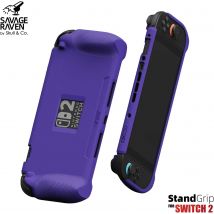 Savage Raven von Skull & Co. StandGrip für Nintendo Switch 2, Schutzhülle, Standable Cover, Soft Shell für NS2-Spielekonsole