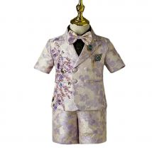 Jungen Kleidung Mode Bühne Jungen Klavier Performance Anzüge Hochzeit Geburtstag durchführen Party Abschluss ball Blazer Sets a2173