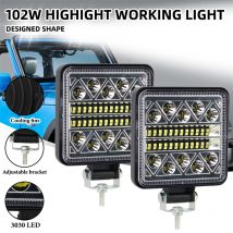 102W luce di lavoro faro Led Bar LED Lightbar faretto Offroad LED 3030 LED 34SMD per trattore camion