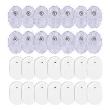 Wiederverwendbare Zehn Akupunktur Elektroden Pads Gel Patch Für Ems Nerven Muskel Stimulator Elektrische Physiotherapie Körper Massager Aufkleber