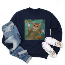 The Life of A Showgirl Sweatshirt Showgirl Life Pullover Album Showgirl Shirt Kawaii Cats Sweater Women Cute Casual Sweatshirts