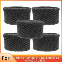 Schwarze Luftbefeuchterfilter adsorbieren Bakterien und Kalk für Philips HU4803 HU4811 HU4813 HU4801 HU4802 Luftbefeuchter