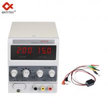 QHTITEC Adjustable DC Stabilized Power Supply 15v2a Stabilized Power Supply Maintenance Digital Display Power Supply 220V EU