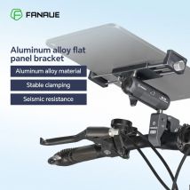 FANAUE Fahrrad-Tablet-Halterung aus Aluminiumlegierung, Radfahren, Sport, Fahrrad, Sport, iPad-Halterung, Rennrad, fest, stabil, Anti-Vibration