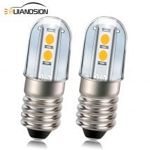 RUIANDSION 2 Pcs E10 4LEDS 3030SMD AC 220V 230V Warm White 3000K Yellow Decorative Lights Waterproof Replace Led Bulb