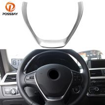 Per BMW Serie 1 3 F30 F31 F34 F20 2012-2019 Interni auto Coprivolante Trim Argento Modanature Auto Styling Accessori