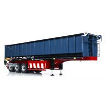 Neue 3 Achsen Sattel auflieger Metall Radio Fernbedienung hydraulische Muldenkipper LKW Spielzeug Tukan RC Traktor LKW Auto Fahrzeug