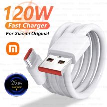 Cavo di ricarica rapido USB Turbo originale da 120 W per Xiaomi mi 17 15 14 13 12 11 6A 67W Tipo C Cavo Redmi Nota 10 9 8 7 Pro K70 Poco
