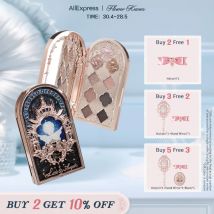 Flower Knows Little Angel Collection Palette di ombretti a nove colori Delicate matte luccicanti
