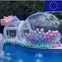 Namiot Bąbelowy Przezroczysty Kopułowy Nadmuchiwany z Balonami na Urodziny 2025 Wyprzedaż na Zewnątrz Glamping Dom Bąbelowy