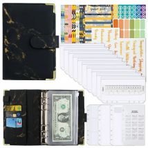 A6-Geld-Budgetplaner-Ordner mit Umschlägen mit Reißverschluss, Geldumschläge für die Budgetierung, Geld-Organizer für A6-Geld-Budget-Ordner