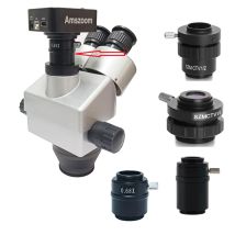 0,3X 0,5X C-Mount Objektiv SZM CTV1/2 1/3 1X Adapter Für Trinokular Stereo Mikroskop Video Kamera
