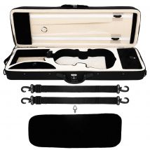 4/4 Violine Fall Schwarz Oxford Tuch Schaum Quadrat Violine Box Mit Hygrometer Schloss Violine Teile & Zubehör
