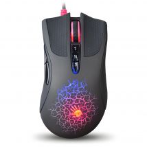 Bloody A90 Gaming Mouse 6200Cpi, Optical Engine Sensor, Less 0.2 Ms Key Response, 8 Button Numbers, Metal X' Glide Armor Boot