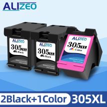 Cartuccia d'inchiostro Alizeo 305XL compatibile per stampante HP 305 HP305 XL DeskJet 2710 2720 4110 4120 4130 6010 6020 6030