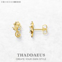 Ohrstecker, Seepferdchen, feiner Schmuck für Damen, trendiges romantisches Geschenk aus 925er Sterlingsilber