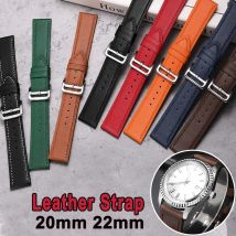 Lederarmband für Seiko-Armband für Omega-Armband Damen Herren Ersetzen Sie den Gürtel Sport Business Braunes Armband 20 mm 22 mm mit Werkzeug