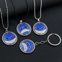 Anime Naszyjnik Portgas D Ace Brelok Metalowe Naszyjniki Biżuteria Kreatywne Obrotowe Łańcuchy Wisiorek Choker Brelok Akcesoria