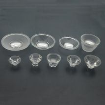 18 mm, 20 mm, 21 mm, 23 mm, 24 mm, 29 mm, 36 mm ~ 80 mm, konkave PMMA-Linse, COB-LED-Taschenlampenkondensator, flache konvexe Linse