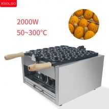 XEOLEO Commercial 12 Holes Goose Egg Shaped Waffle Makers 1800W Waffle Making Machine Electric Goose Egg Cake Machine Non-Stick