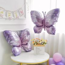 2 pezzi grandi palloncini foil farfalla rosa viola farfalla festa a tema matrimonio ragazze compleanno baby shower decorazioni per feste giocattoli per bambini