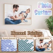 Photo Custom Diamond Painting 5d Kit Full Square/Round Diamonds Cross Stitch Customize Your Own Picture Art Diy Embroidery Decor
