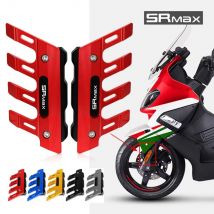 Mit Logo für Aprilia SRMAX 300 SRMAX 250 SR MAX 300 250 Motorrad Aluminium Kotflügel Seitenschutz Kotflügel vorne AntiFall Slider