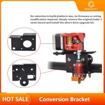 Aggiorna la staffa di conversione del kit di trasmissione diretta per Ender 3/ V2/Pro compatibile con l'estrusore a doppia trasmissione in metallo Bowden Titan Extrude