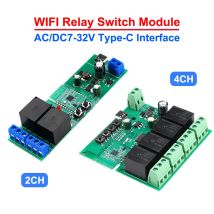 AC DC7-32V 2CH 3CH 4CH 2/3/4 Vie Per Bluetooth WIFI Modulo Interruttore Relè Tipo-C Interfaccia Ewelink APP Sistema per Smart Home