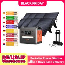 SOLARPLAY Q2402M Generatore esterno 2400W MPPT Centrale elettrica portatile con carrello per pannelli solari pieghevoli 1/2 X 200W per campeggio camper