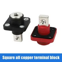 500 A Lithium-Batterie-Energiespeicher-Klemmenanschluss, 120/200/300 A, quadratischer Kupferwand-durchdringender Schraubklemmenblock