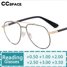 R57457 ultraleichte Business-Metall brille Rahmen Feder scharnier optisch klar Presbyopie Brille anpassbares Rezept