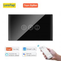 Tuya Smart Life ZigBee 3.0 Interruttore per tende cieche per tapparella Motore tubolare Google Home Alexa Controllo vocale App Timer MQTT