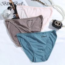 Einfache Sexy Frauen Japanische Höschen Modal Niedrigen Taille Unterwäsche Einfarbig Slip Sport Hohe Elastische Weibliche Bikini Damen Dessous