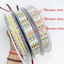 5 m heller 12 V 24 V LED-Streifen 480 LEDs/m 360 LEDs/m 240 LEDs/m 2700 K 2800 K 4500 K 6500 K lineare Wand flexibles Lichtingenieur-Projekt