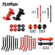 YEAHRUN Hex Adapters Rear Cup Servo Bracket Mount Steering Link Linkage Set for HPI venture HILUX 1/18 RC Car Parts Accessories