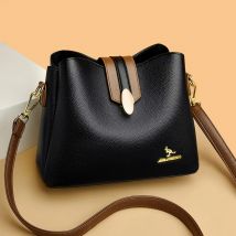 Hochwertige Ledertasche für Damen Luxus lässige Damen Designer Schulter Cross body Sack Arbeitnehmerin Bolasas Handtaschen und Geldbörse